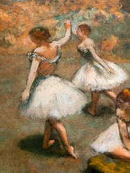 Danseuses sur scène (détail)
