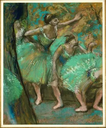 Danseuses (pastel on paper)