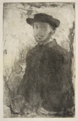 Edgar Degas : autoportrait