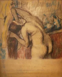 Femme à sa toilette