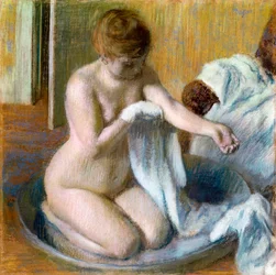 Femme au tub, vers 1883