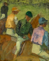 Quatre jockeys