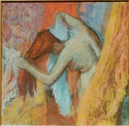Femme à la toilette