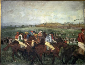 Course de gentlemen. Avant le départ, 1862