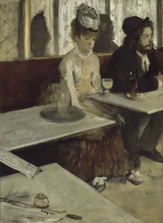 Dans un café Absinthe, 1873