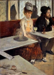 Dans un café ou L