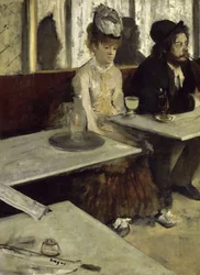 Dans un café
