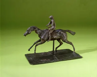 Jockey sur un cheval