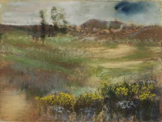 Paysage avec cheminées, c.1890
