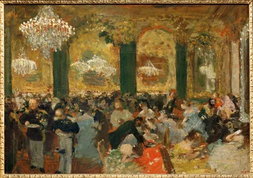 Le souper au bal (oil on canvas)