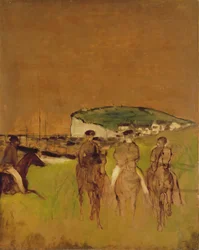 Promenade matinale, vers 1866
