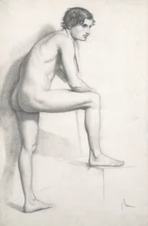 Étude de nu, c.1858