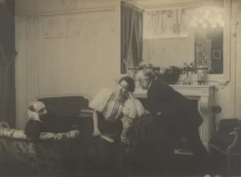 Paul Poujaud, Mme. Arthur Fontaine, et Degas, 1895