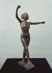 Préparation pour la danse, pied droit devant