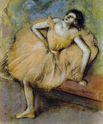 Danseuse assise, vers 1894