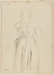 Étude pour un portrait de Marguerite de Gas