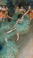 Danseuse se balançant en vert, 1877-1878