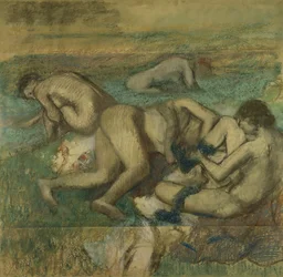 Les Baigneurs, 1885-95