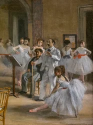 La leçon de danse (détail)