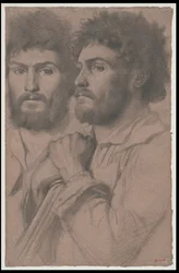 Deux études de portrait d