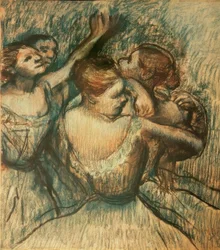 Quatre danseuses en demi-figure