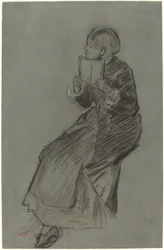Femme lisant un livre
