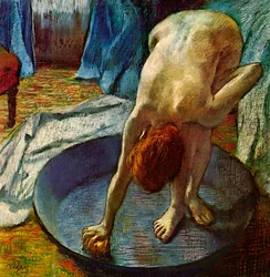 Femme dans une baignoire