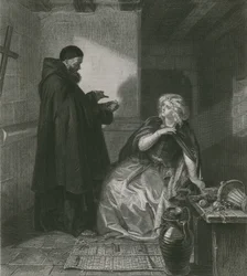 Juliette dans la cellule de Frère Laurent, Roméo et Juliette