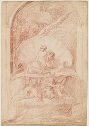 Fontaine Rocaille avec Vénus, Amorini et cygnes