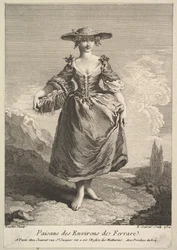 Paysanne de la région de Ferrare, 1734