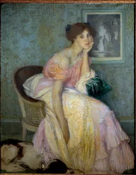 Portrait de Mlle Ella Carmichael, gouvernante des enfants