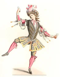 Français en costume de danse