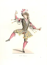 Homme français en costume de ballet