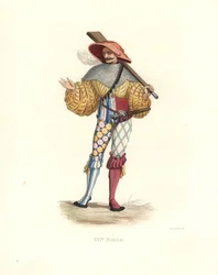 Arquebusier allemand du 16ème siècle