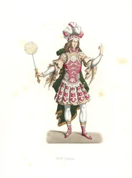 Louis XIV, le Roi Soleil, en costume de ballet