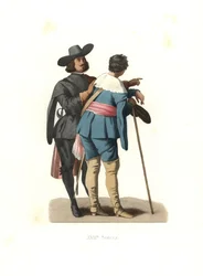 Portrait de deux artistes, Espagne