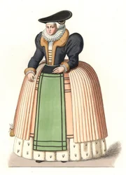 Femme de la bourgeoisie alsacienne