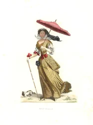Femme en vêtements d