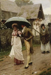 Un dimanche matin pluvieux, 1896