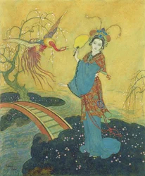 Princesse Badoura, illustration de Princesse Badoura, Un conte des Mille et Une Nuits, raconté par Laurence Housman