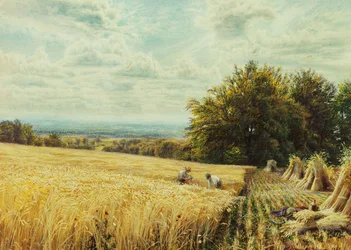 Les moissonneurs, 1865