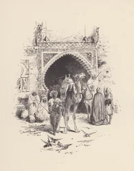 Illustration pour The Eve of St Agnes de John Keats (lithographie)