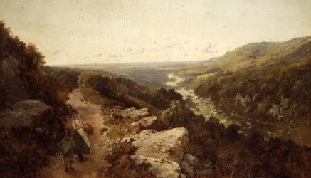 Un vaste paysage fluvial