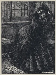 Illustration de Tennyson pour A Dream of Fair Women and Other Poems