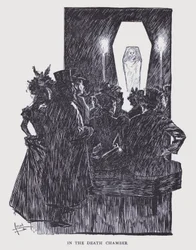 Bohemian Paris : Dans la chambre de la mort (litho)