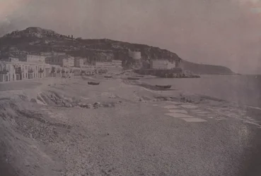 Les Ponchettes à Nice, vers 1855
