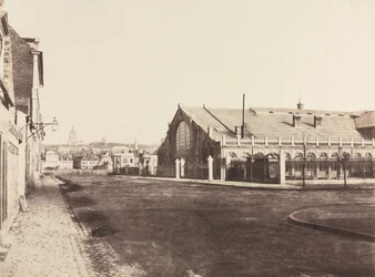 Pignon sud de la gare de Boulogne