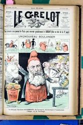 Couverture de "Le Grelot", numéro 1024, Satirique en Couleurs