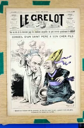 Couverture de "Le Grelot", numéro 1109, Satirique en Couleurs