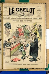 Couverture de "Le Grelot", numéro 1387, Satirique en Couleurs